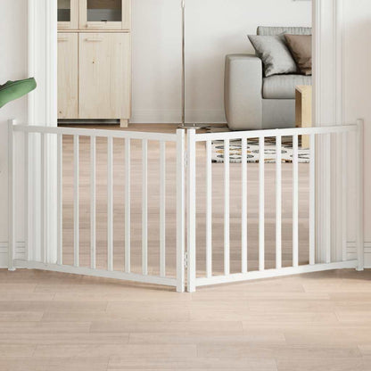 Zábrana Pro Psy Skládací 2 Panely 160 Cm Masiv Jedle