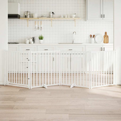 Zábrana Pro Psy Skládací 2 Panely 160 Cm Masiv Jedle