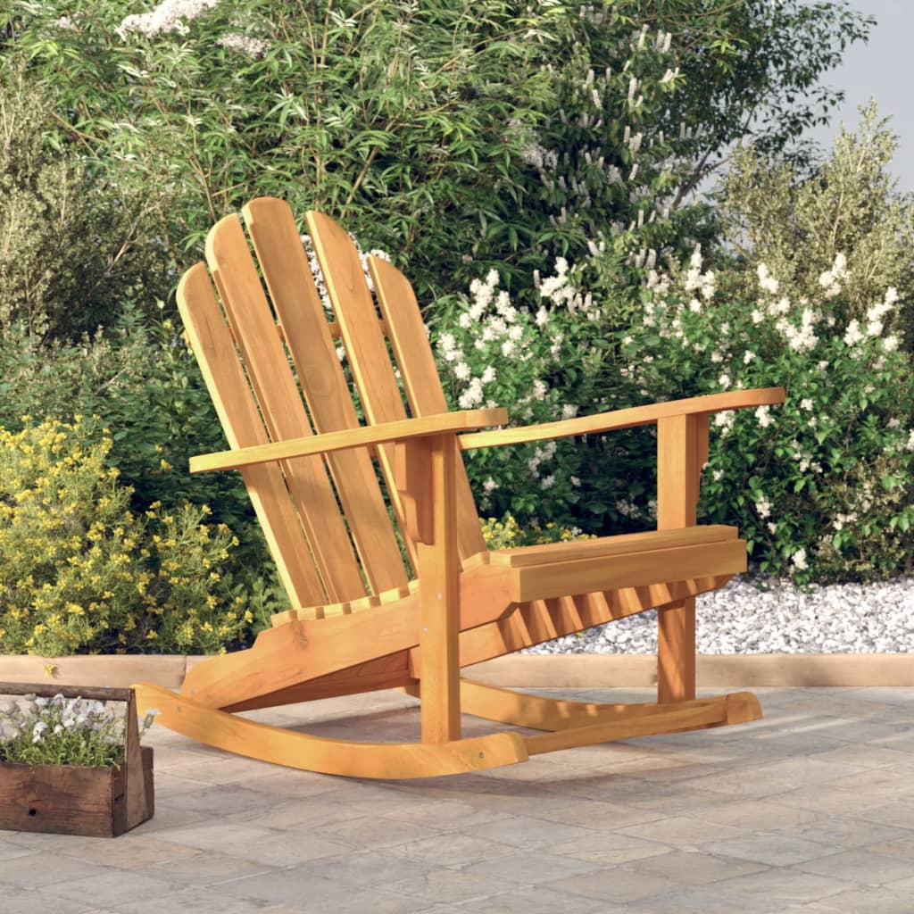 Zahradní Houpací Židle Adirondack 2Ks 79X100X103Cm Masivní Teak