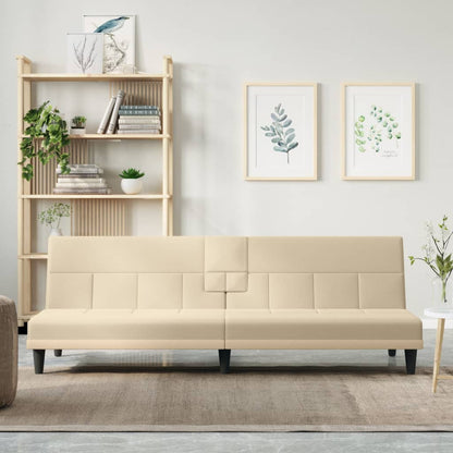Rozkládací Pohovka S Držáky Na Nápoje Textil