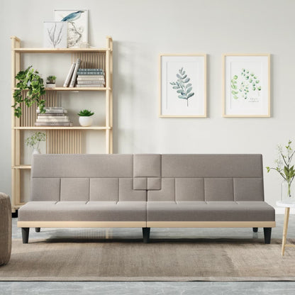Rozkládací Pohovka S Držáky Na Nápoje Textil