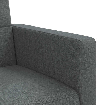 Rozkládací Pohovka S Poduškami Tmavě Šedá Textil
