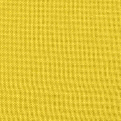 Rozkládací Pohovka S Poduškami Světle Žlutá Textil