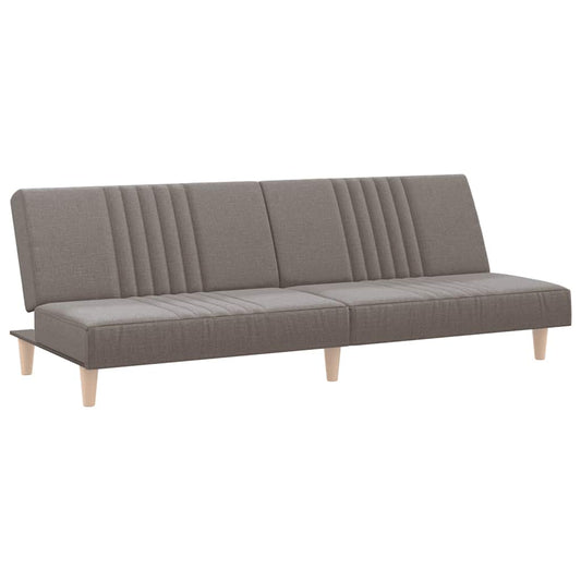 Rozkládací Pohovka Taupe Textil