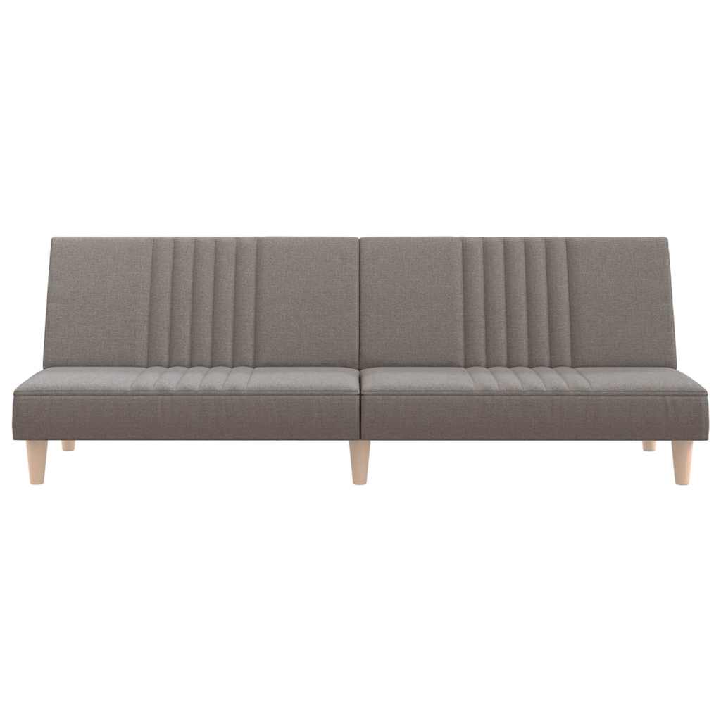 Rozkládací Pohovka Taupe Textil