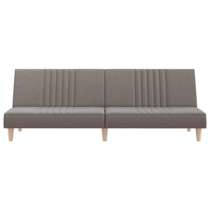 Rozkládací Pohovka Taupe Textil