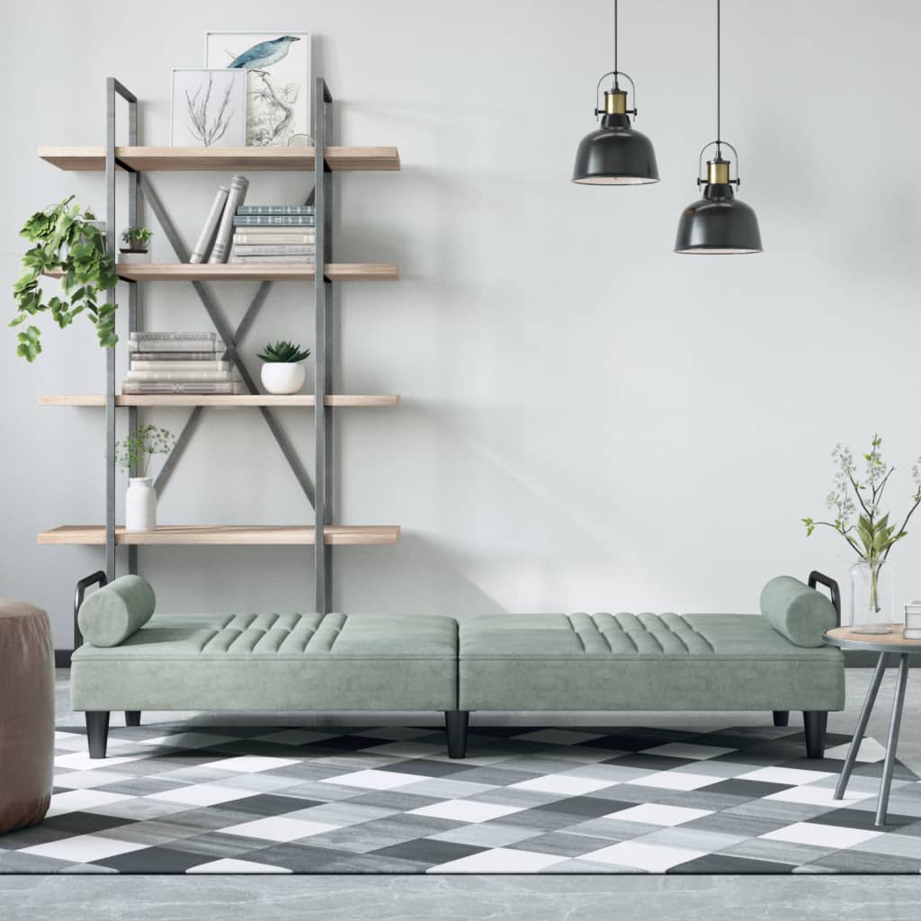 Rozkládací Pohovka S Područkami Samet