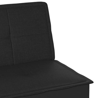 Rozkládací Pohovka Černá Textil