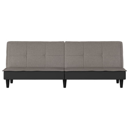 Rozkládací Pohovka Taupe Textil