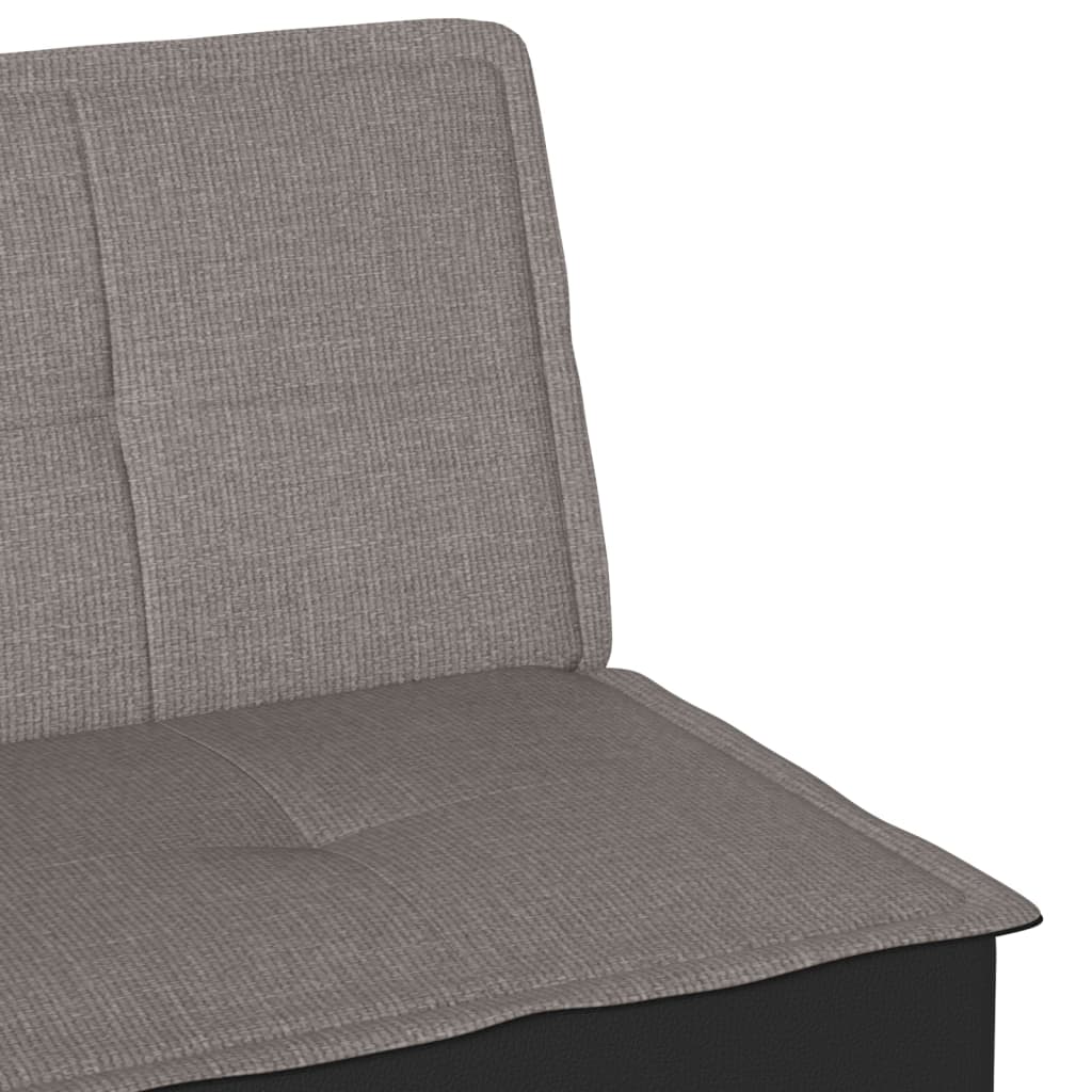 Rozkládací Pohovka Taupe Textil