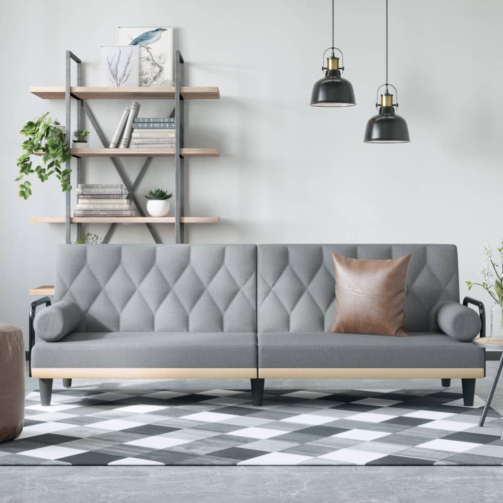 Rozkládací Pohovka S Područkami Textil