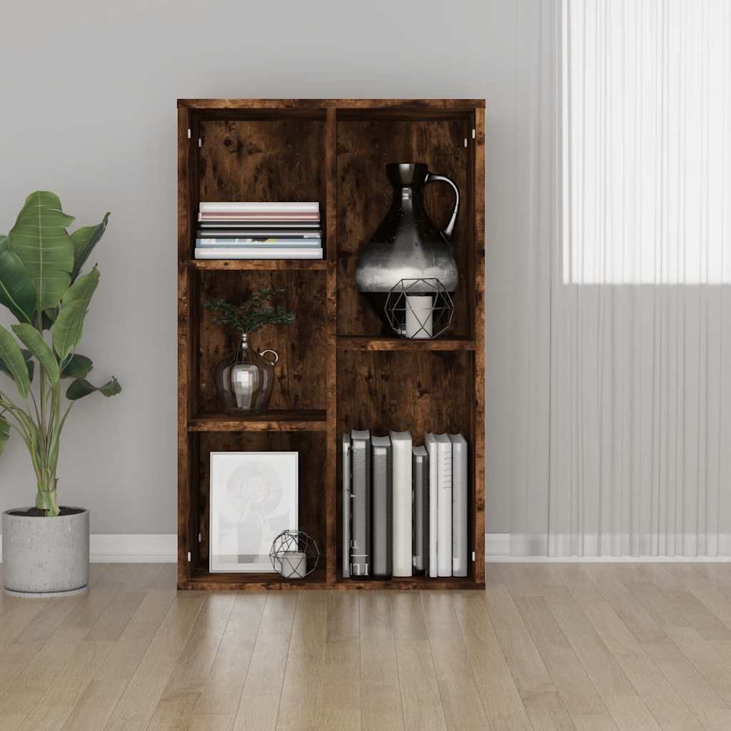 Knihovna/Příborník Betonově Šedá 50X25X80 Cm Kompozitní Dřevo