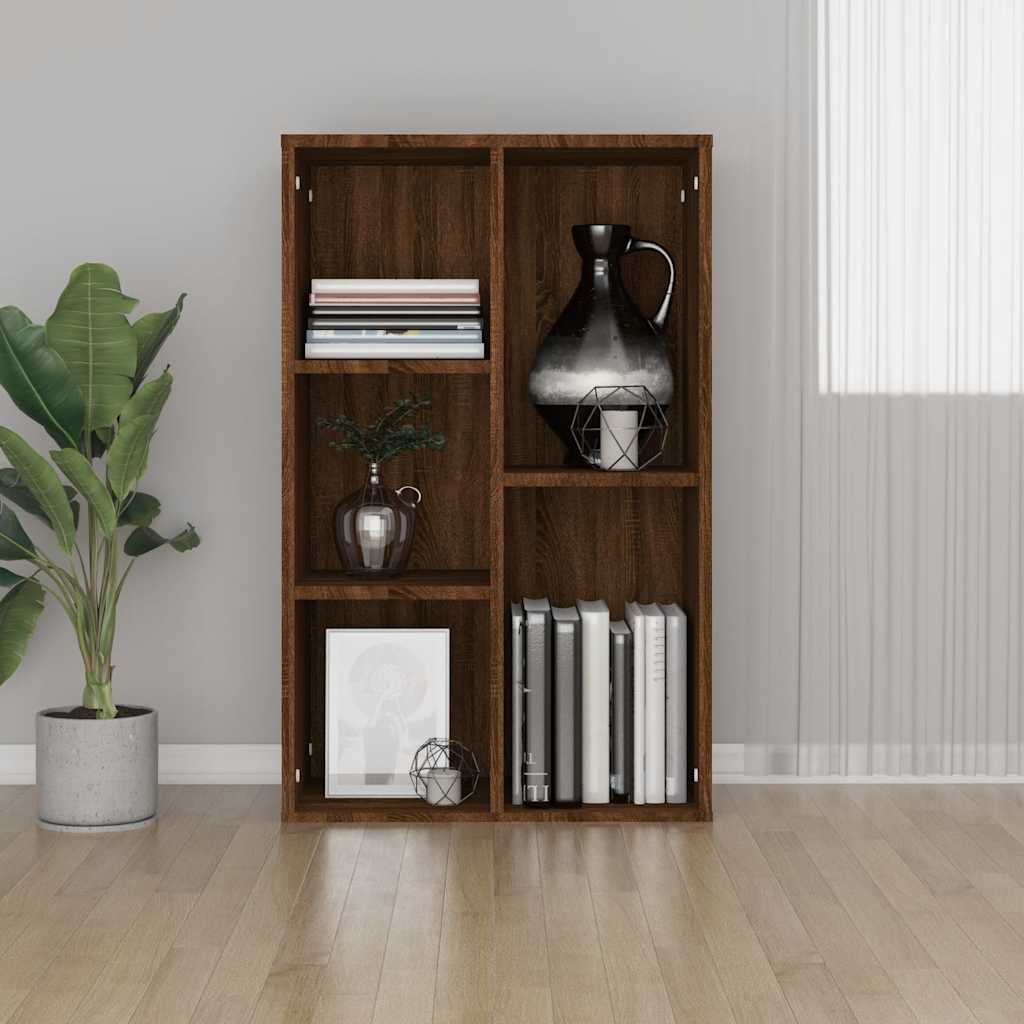 Knihovna/Příborník Betonově Šedá 50X25X80 Cm Kompozitní Dřevo