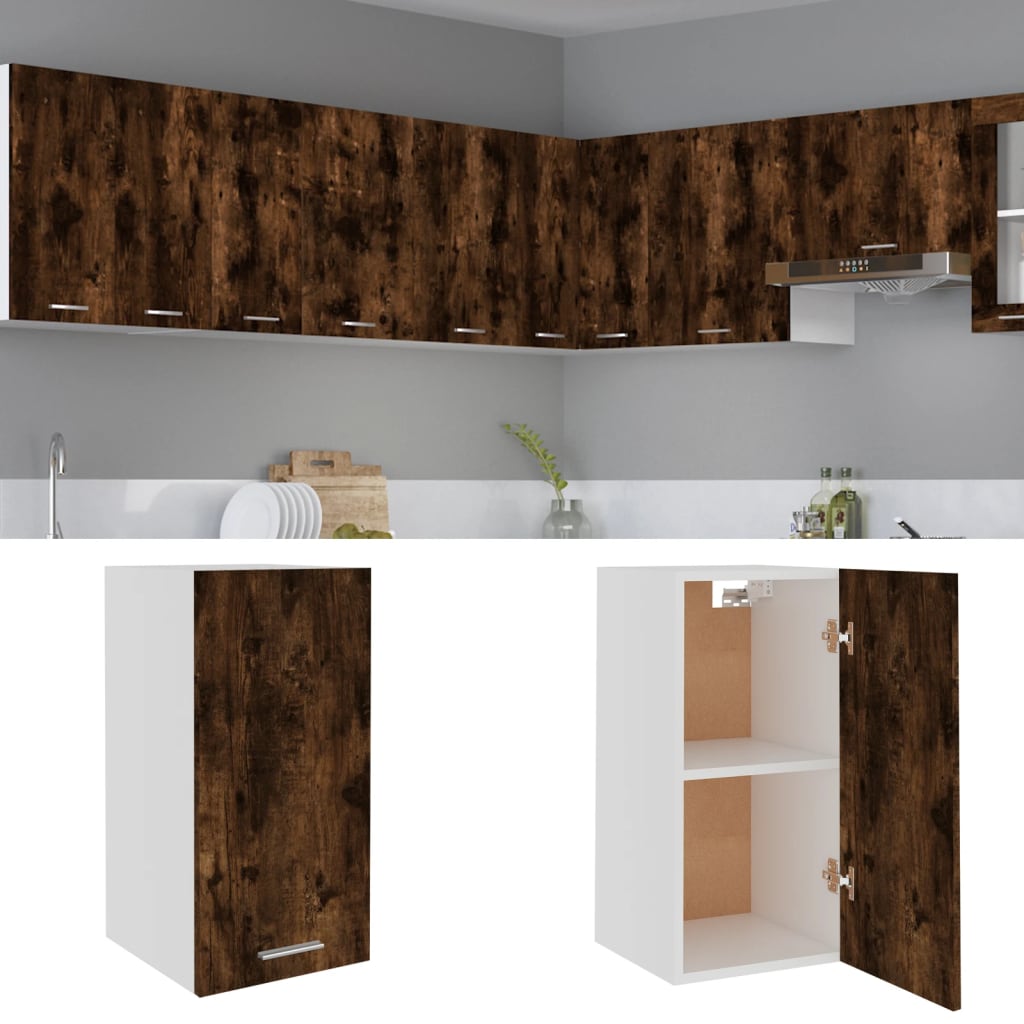 Závěsná Skříňka Lyon 29,5X31X60 Cm Kompozitní Dřevo Kouřový Dub