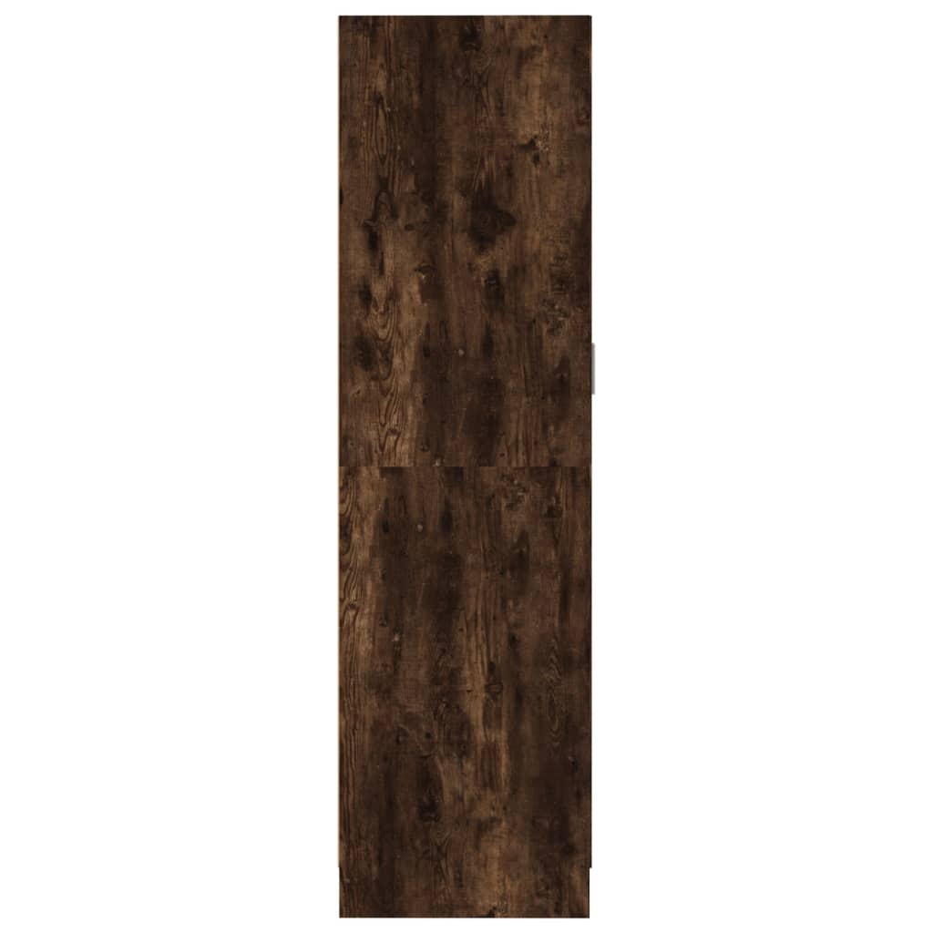 Šatní Skříň Kouřový Dub 82,5 X 51,5 X 180 Cm Kompozitní Dřevo