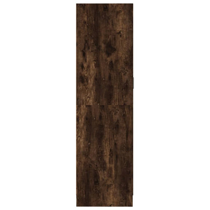 Šatní Skříň Kouřový Dub 82,5 X 51,5 X 180 Cm Kompozitní Dřevo