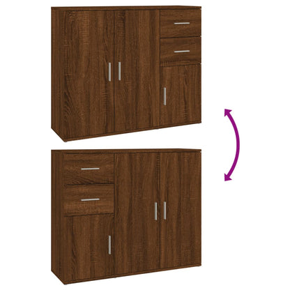 Příborník 91 X 29,5 X 75 Cm Kompozitní Dřevo