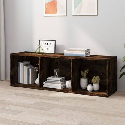 Knihovna / Tv Skříňka Kouřový Dub 36X30X114 Cm Kompozitní Dřevo