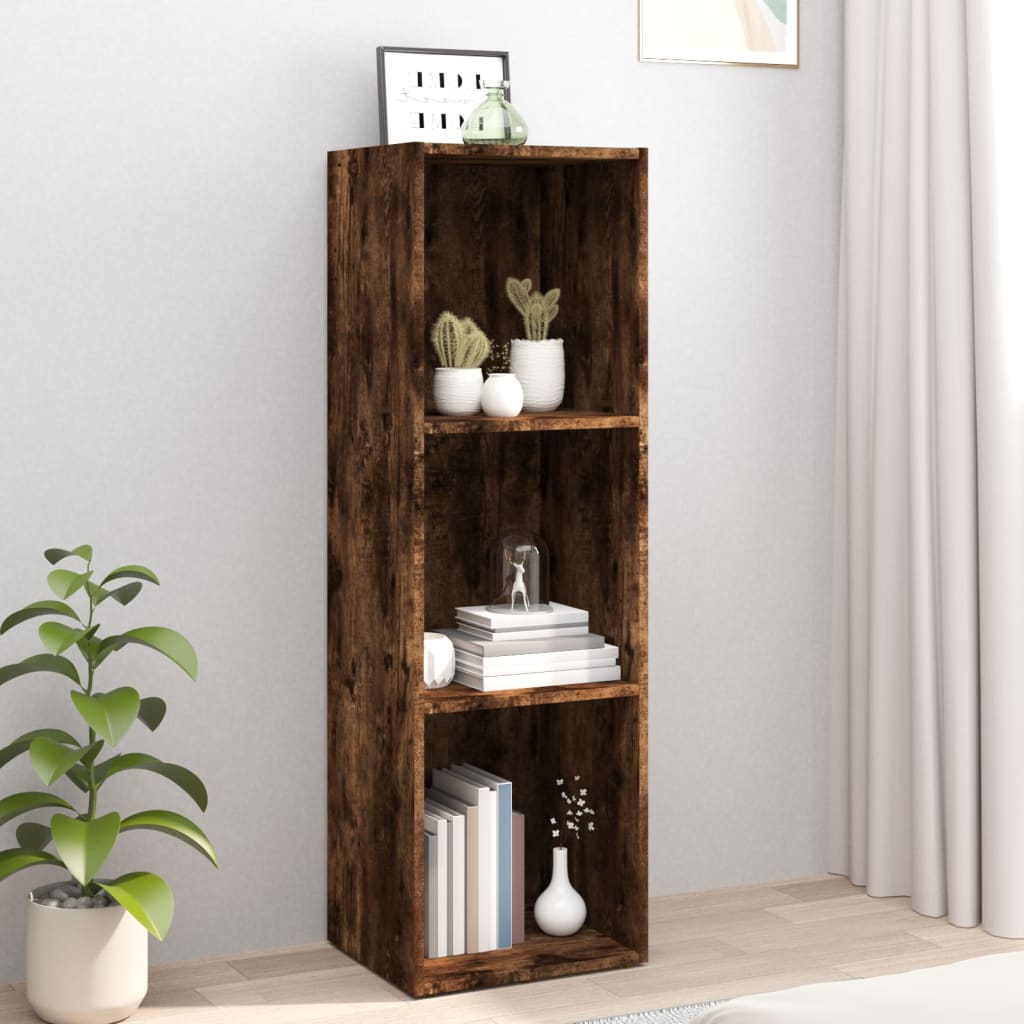 Knihovna / Tv Skříňka Kouřový Dub 36X30X114 Cm Kompozitní Dřevo