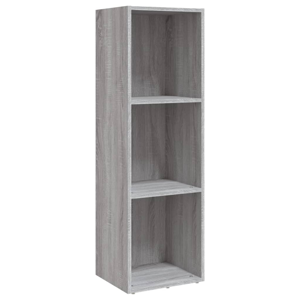 Knihovna / Tv Skříňka Šedá Sonoma 36X30X114 Cm Kompozitní Dřevo