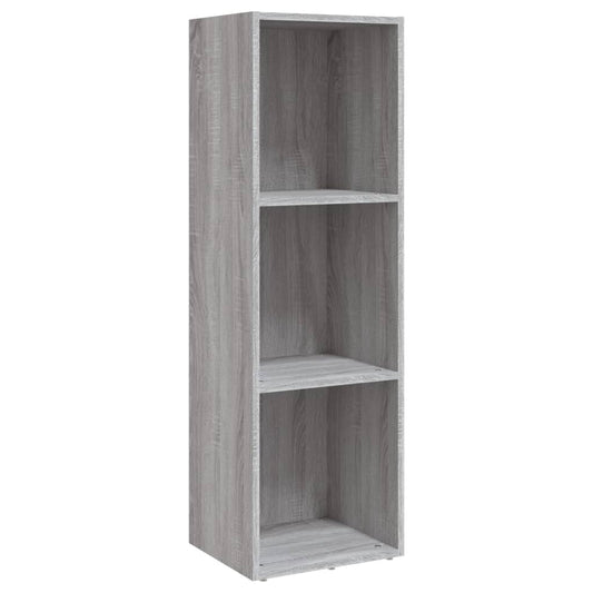 Knihovna / Tv Skříňka Šedá Sonoma 36X30X114 Cm Kompozitní Dřevo