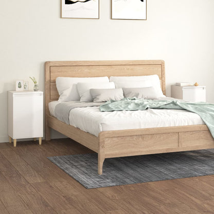 Noční Stolek Betonově Šedý 40 X 35 X 70 Cm Kompozitní Dřevo