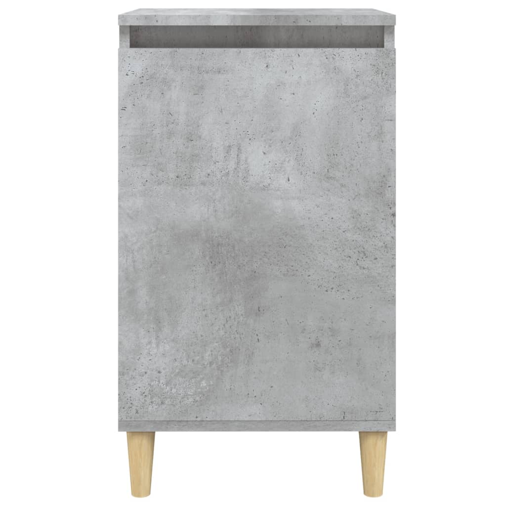 Noční Stolek Betonově Šedý 40 X 35 X 70 Cm Kompozitní Dřevo