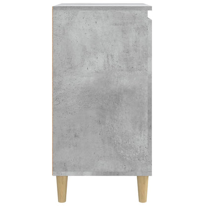 Noční Stolek Betonově Šedý 40 X 35 X 70 Cm Kompozitní Dřevo
