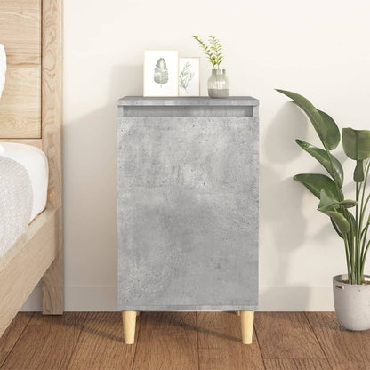 Noční Stolek Betonově Šedý 40 X 35 X 70 Cm Kompozitní Dřevo