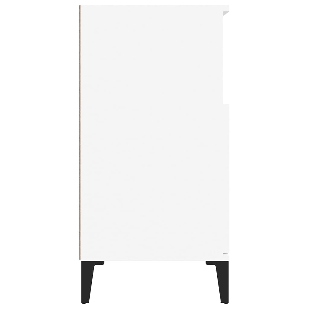 Příborník Bílý 60 X 35 X 70 Cm Kompozitní Dřevo