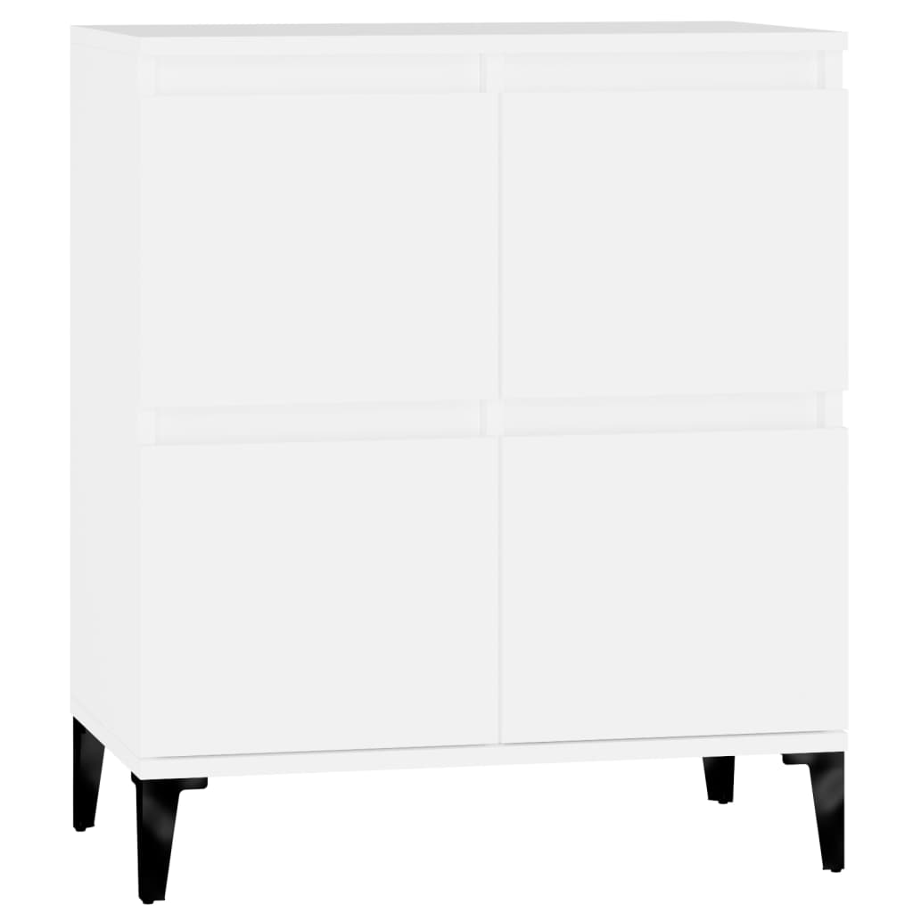 Příborník Bílý 60 X 35 X 70 Cm Kompozitní Dřevo