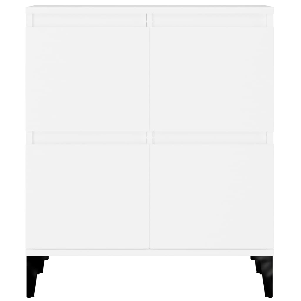 Příborník Bílý 60 X 35 X 70 Cm Kompozitní Dřevo