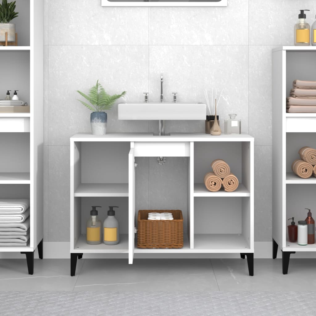 Skříňka Pod Umyvadlo 80 X 33 X 60 Cm Kompozitní Dřevo