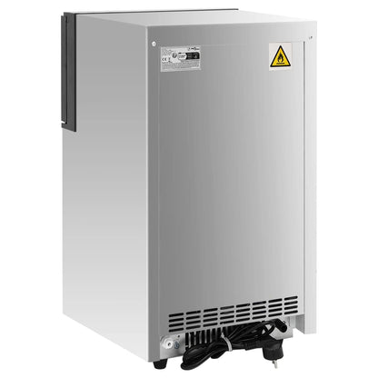 Výrobník Ledových Kostek Stříbrný 45 Kg / 24 H