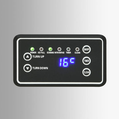 Výrobník Ledových Kostek Stříbrný 45 Kg / 24 H