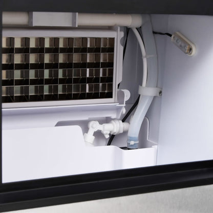 Výrobník Ledových Kostek Stříbrný 45 Kg / 24 H