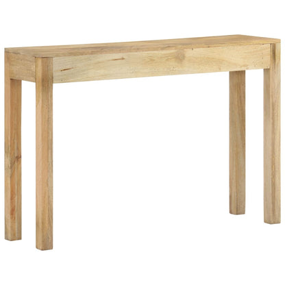 Konzolový Stolek 110X30X75 Cm Masivní Bělené Mangovníkové Dřevo