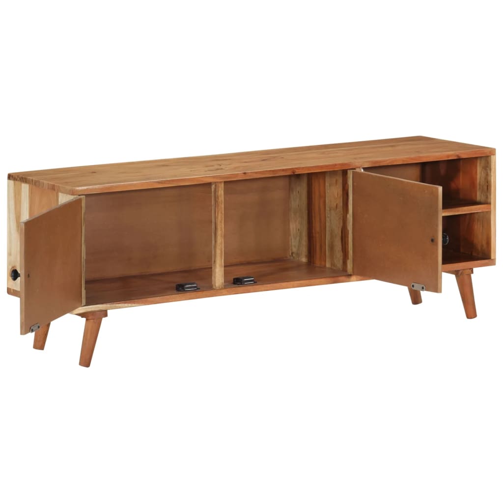 Tv Skříňka 112 X 30 X 40 Cm Masivní Akáciové Dřevo