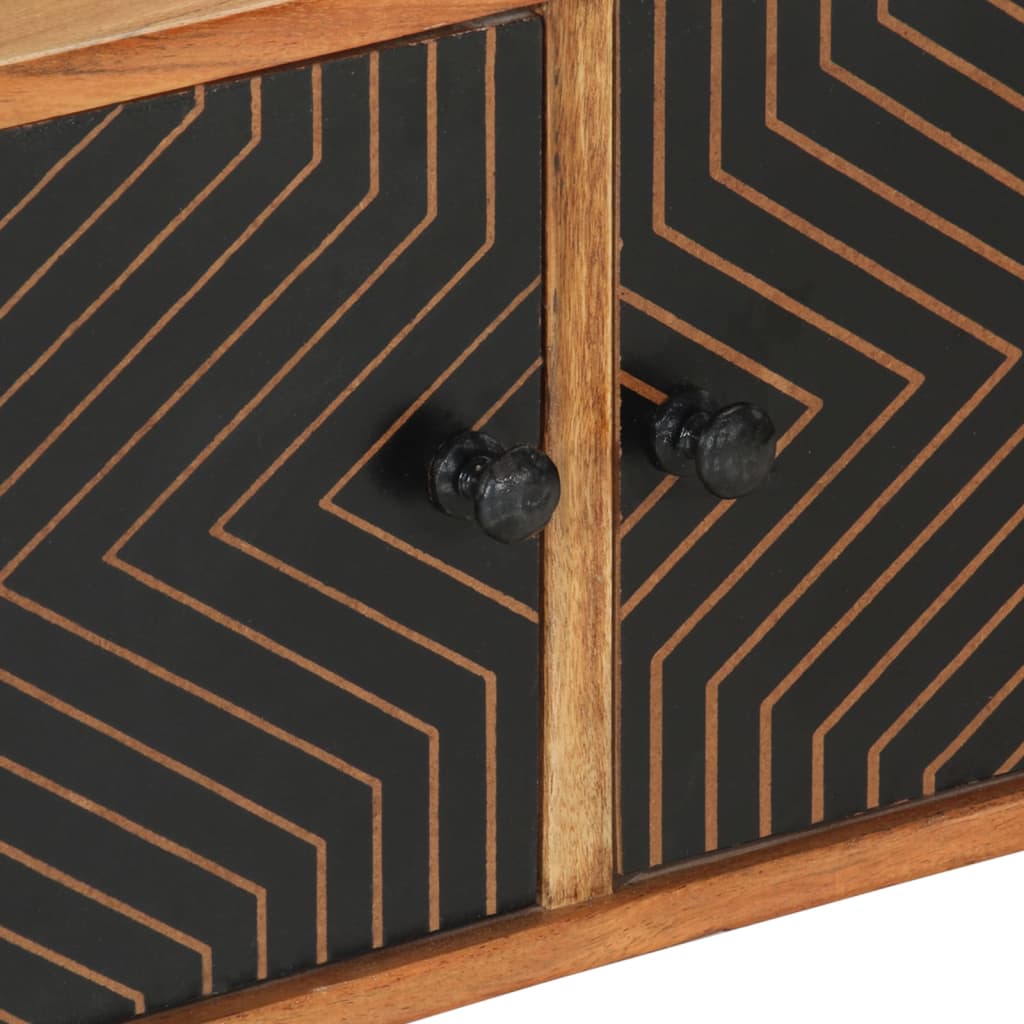 Tv Skříňka 112 X 30 X 40 Cm Masivní Akáciové Dřevo