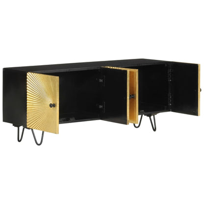 Tv Skříňka 110 X 30 X 45 Cm Masivní Mangovníkové Dřevo
