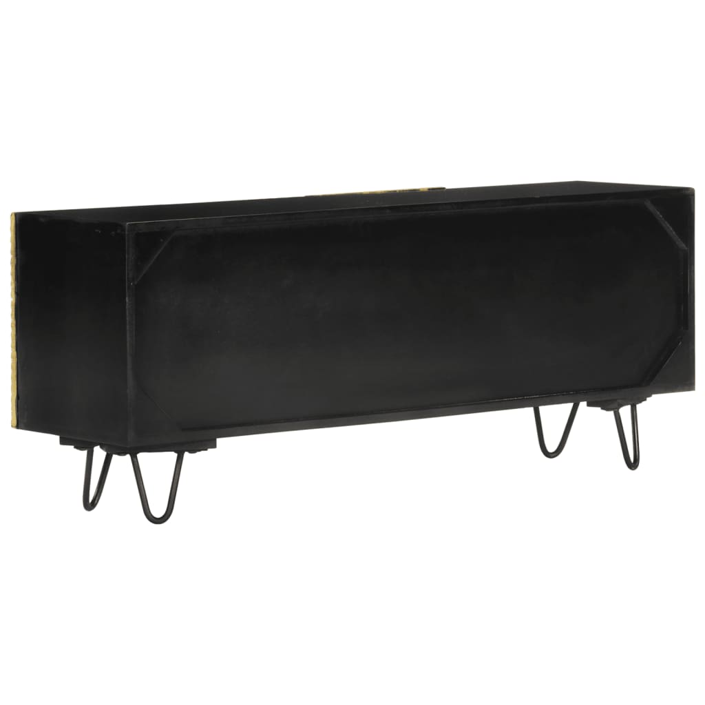 Tv Skříňka 110 X 30 X 45 Cm Masivní Mangovníkové Dřevo