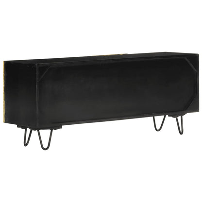 Tv Skříňka 110 X 30 X 45 Cm Masivní Mangovníkové Dřevo