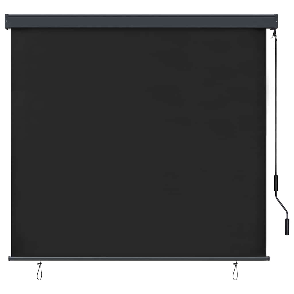 Roleta Antracitová 180 X 250 Cm Textil A Hliník