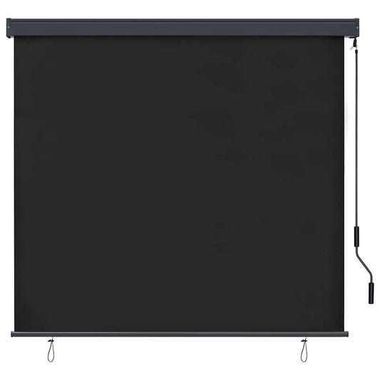 Roleta Antracitová 180 X 250 Cm Textil A Hliník