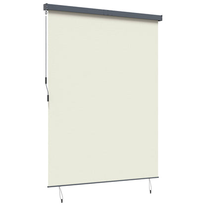 Roleta Krémová 200 X 250 Cm Textil A Hliník