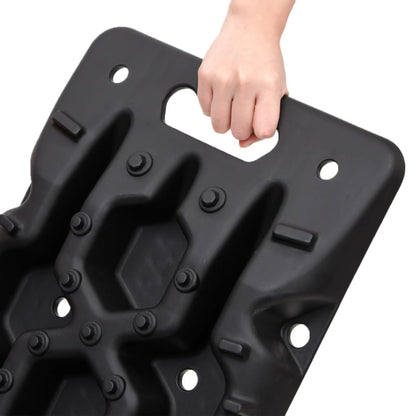 Vyprošťovací Desky 2 Ks Černé 107 X 31 X 7 Cm Nylon