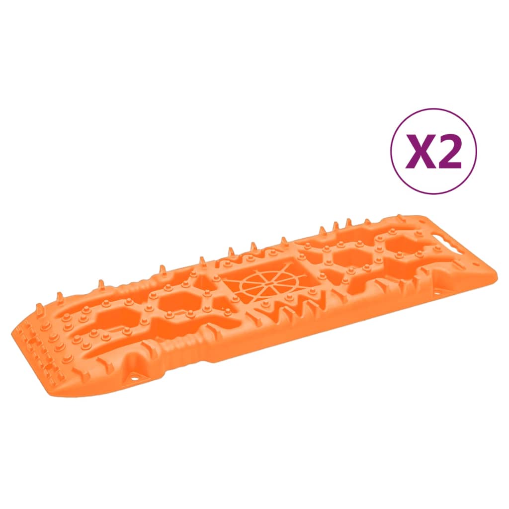 Vyprošťovací Desky 2 Ks Černé 107 X 31 X 7 Cm Nylon