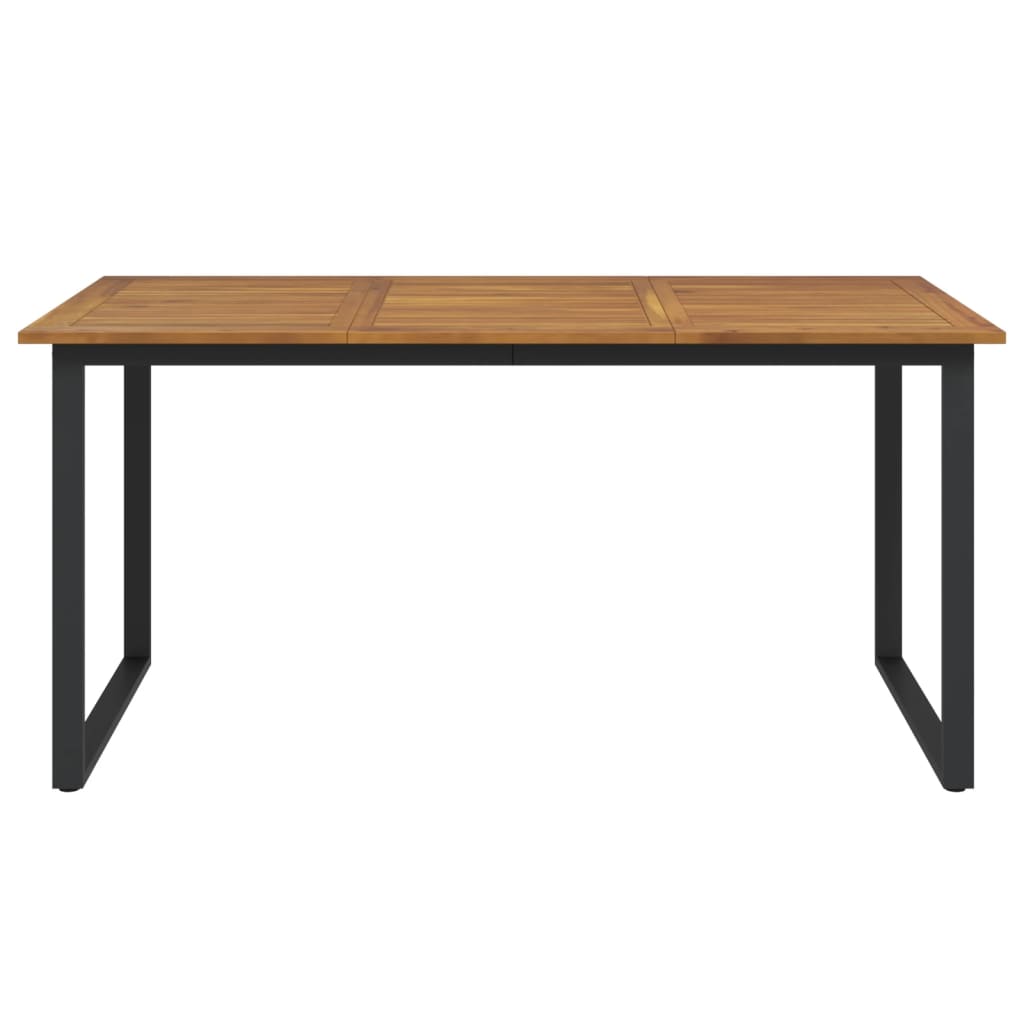 Zahradní Stůl S Nohami Ve Tvaru U 160X80X75 Cm Masivní Akácie