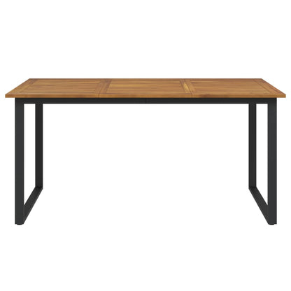 Zahradní Stůl S Nohami Ve Tvaru U 160X80X75 Cm Masivní Akácie