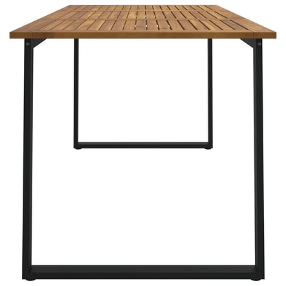 Zahradní Stůl S Nohami Ve Tvaru U 160X80X75 Cm Masivní Akácie
